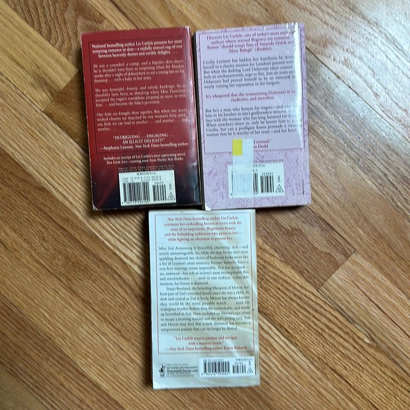 Lit of 3 paperbacks - One Little Sin, plus 2 more 