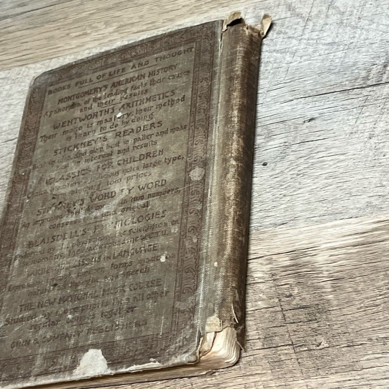 1890 Graves New Graded Speller Complete by Joseph A Graves PhD by Ginn & Company