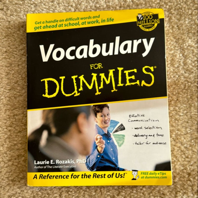 Vocabulary for Dummies