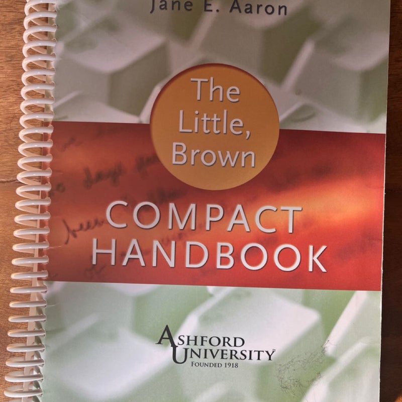 The Little, Brown Compact Handbook