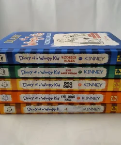 Diary of a Wimpy Kid Lot of 5: #2, 3, 4, 9, Do-it-yourself