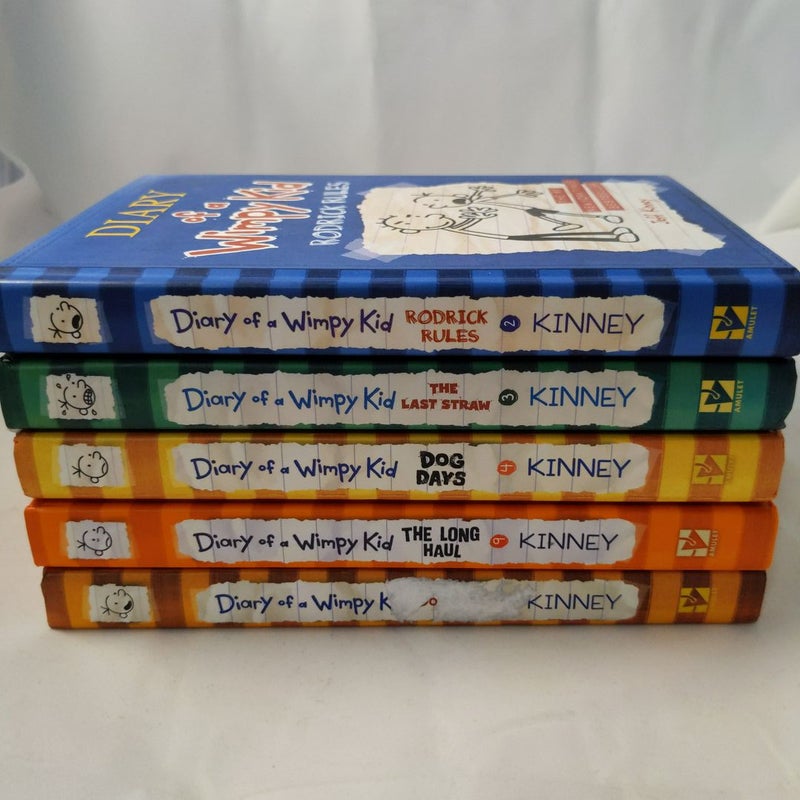 Diary of a Wimpy Kid Lot of 5: #2, 3, 4, 9, Do-it-yourself