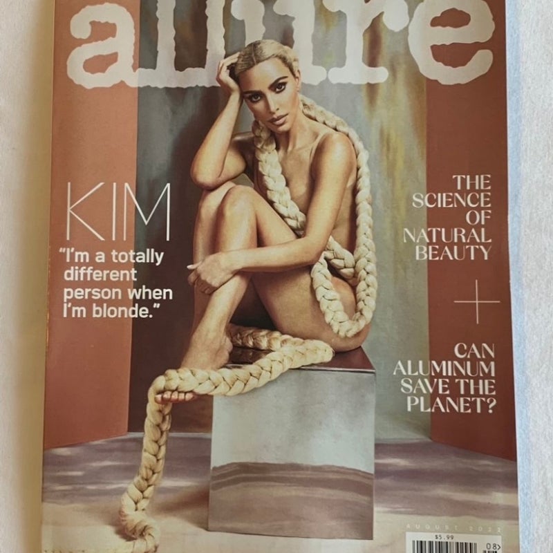allure Kim Kardashian “The Beauty Expert”Issue August 2022 Magazine