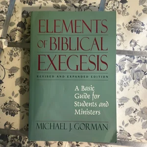 Elements of Biblical Exegesis