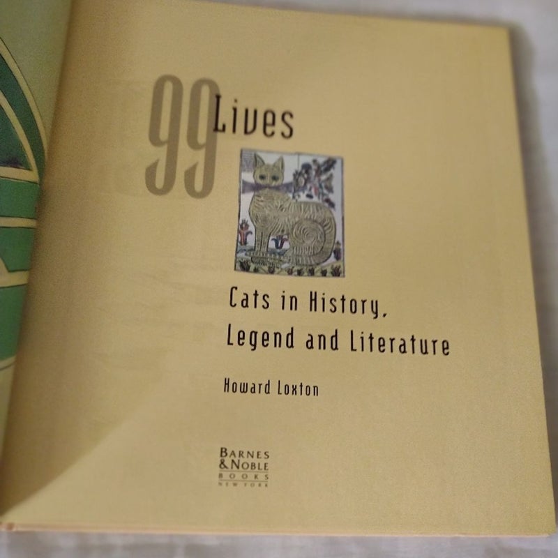 99 Lives Cats in History, Legend and Literature 