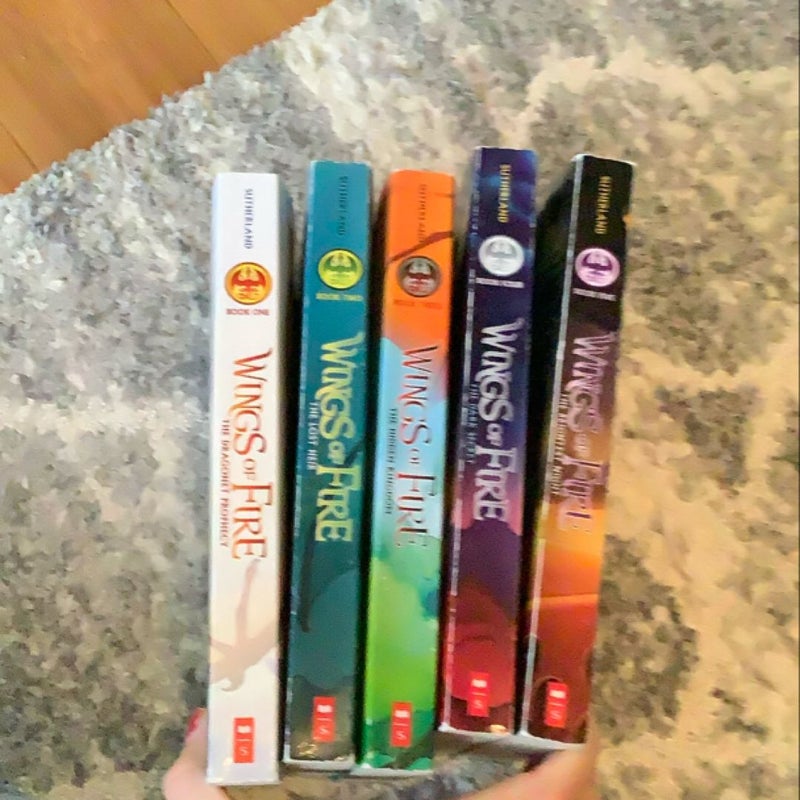 Wings of fire books 1-5