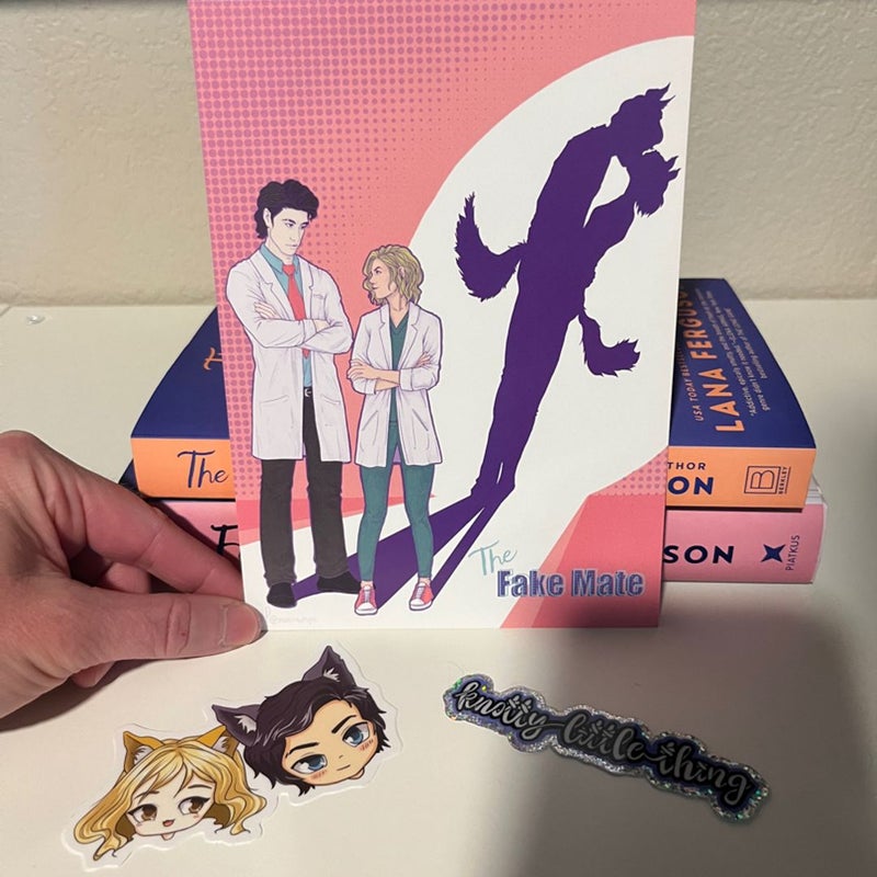 The Fake Mate Signed special edition and Signed Fairyloot edition combo