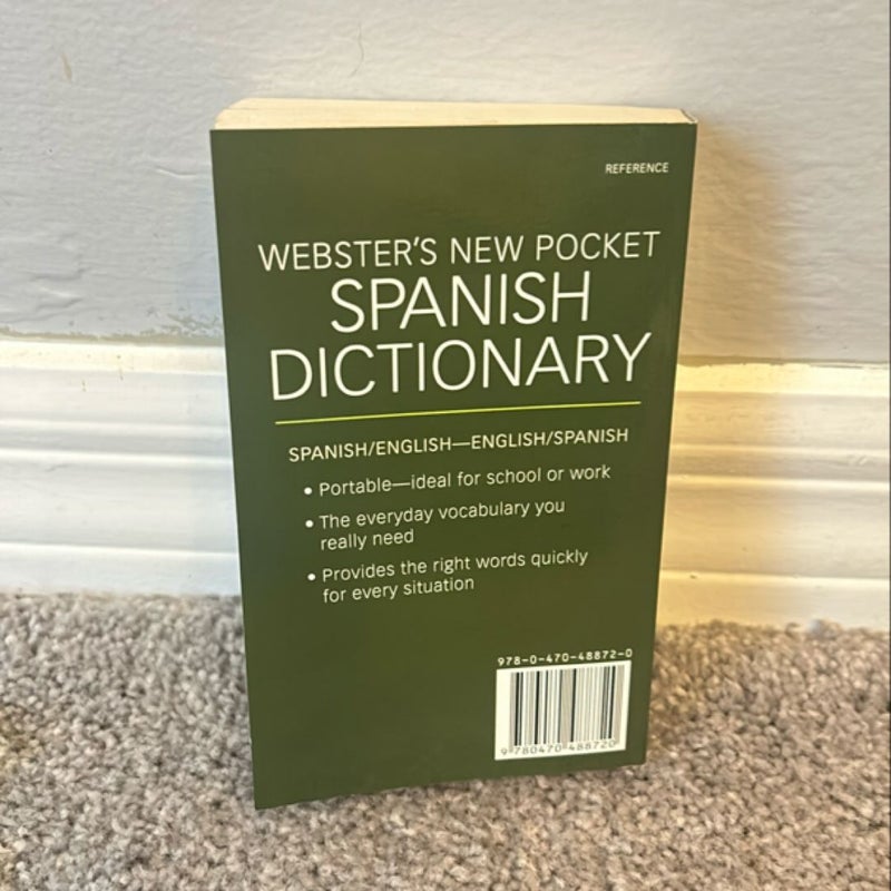 Webster's New Pocket Spanish Dictionary