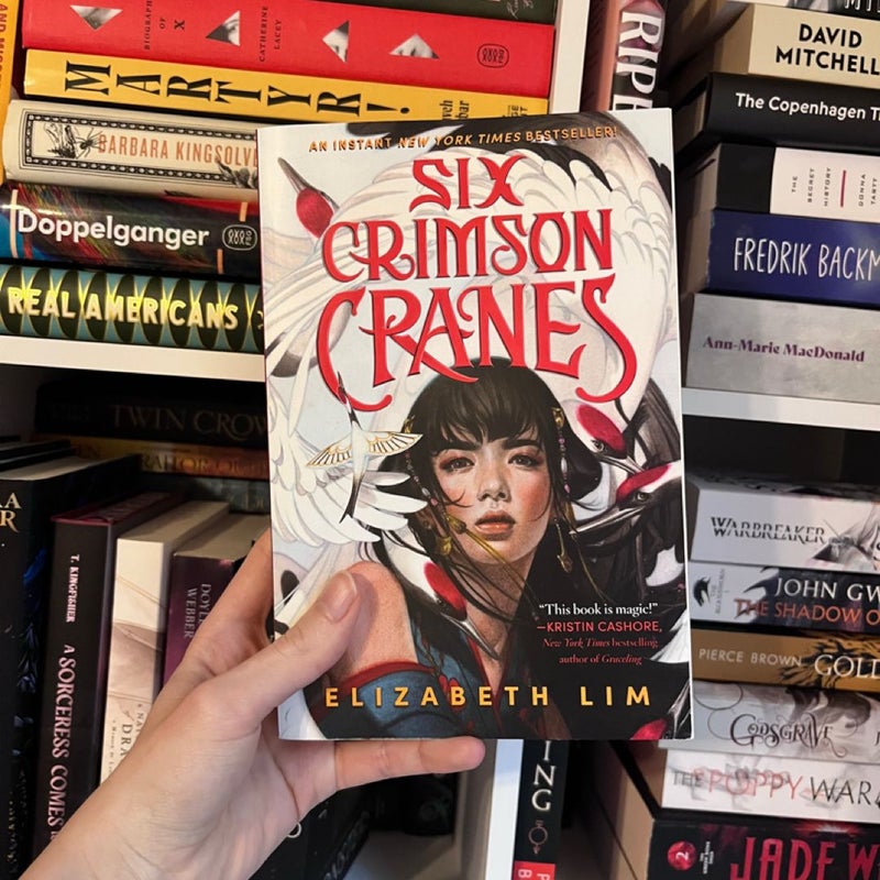 Six Crimson Cranes