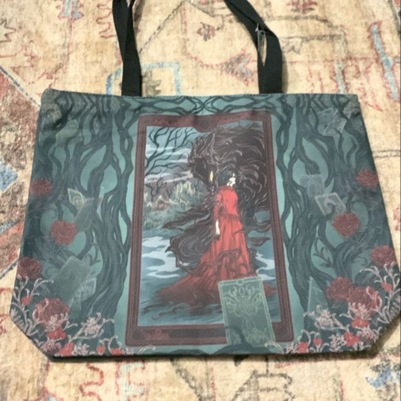 One dark window tote