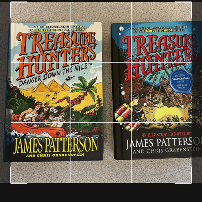 Treasure Hunters, 2 books