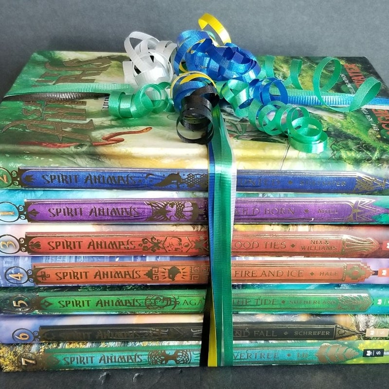SET #1-7 SPIRIT ANIMALS BOOK LOT SERIES HARDCOVER 2013, 1ST EDITION, MINT COND.
