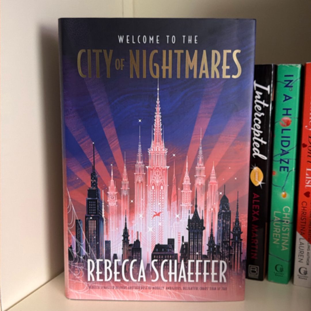 City of Nightmares by Rebecca Schaeffer Signed Fairyloot Edition