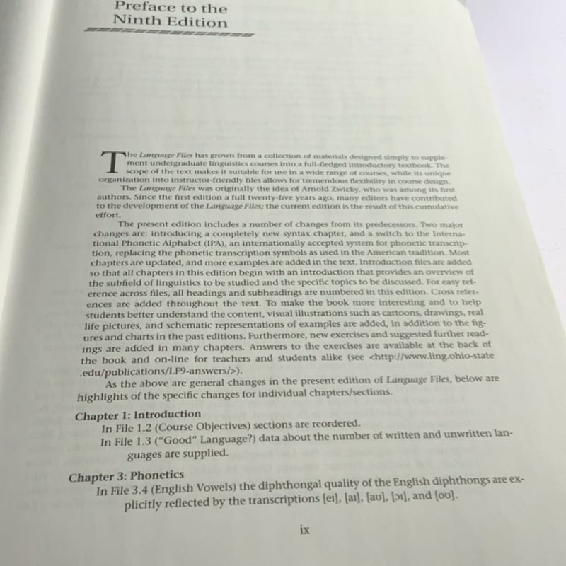 Language Files by Department of Department of Linguistics