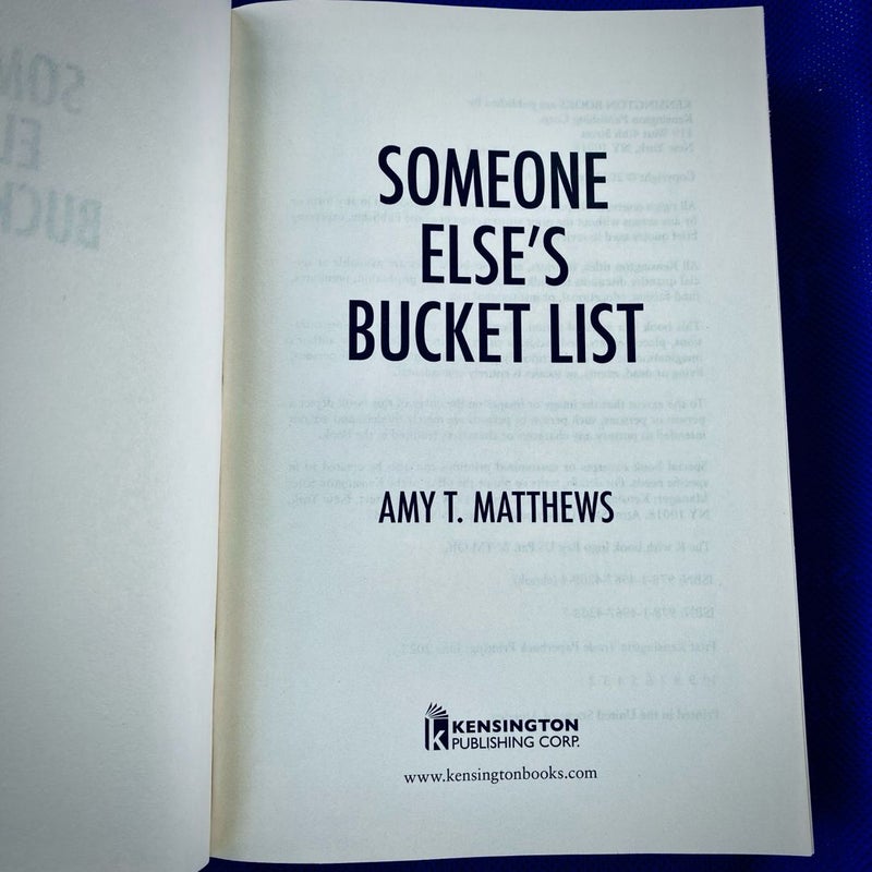 Someone Else's Bucket List