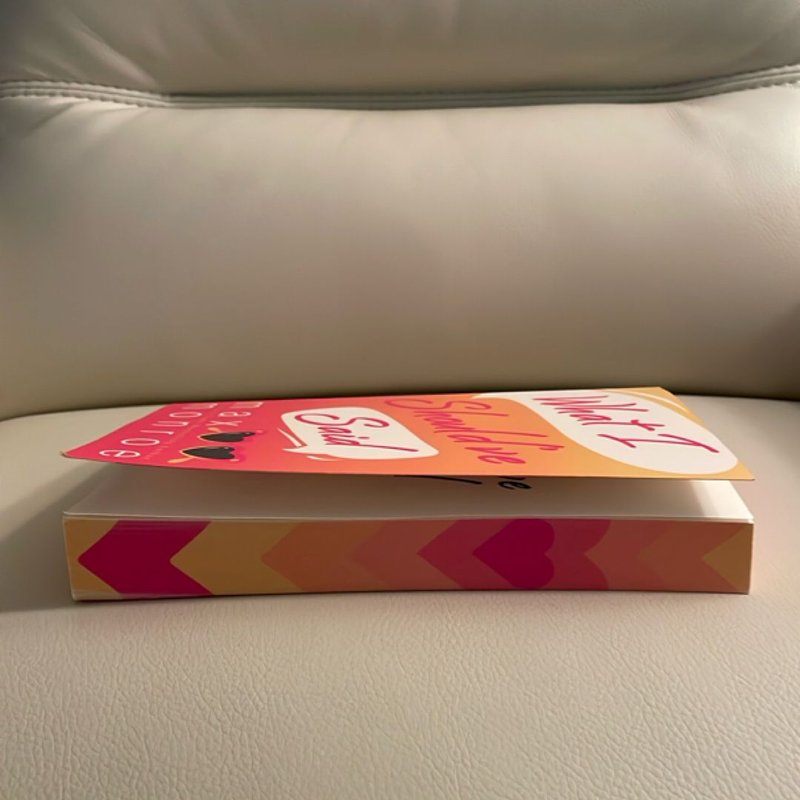 What I Should've Said