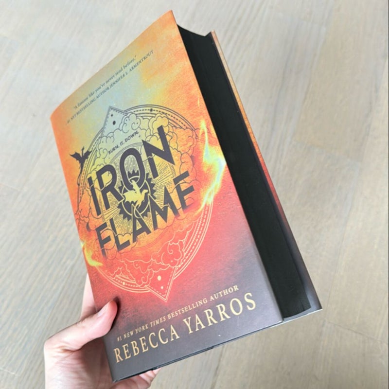 Iron Flame First Edition Black edges