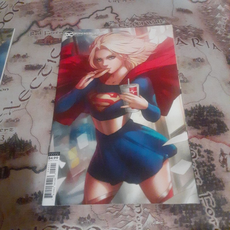 Supergirl 38,40 DC COMICS LOT Derrick Chew variant covers 