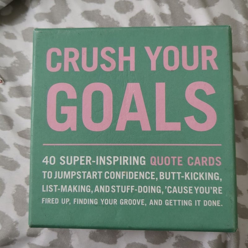 Crush Your Goals Quote Cards