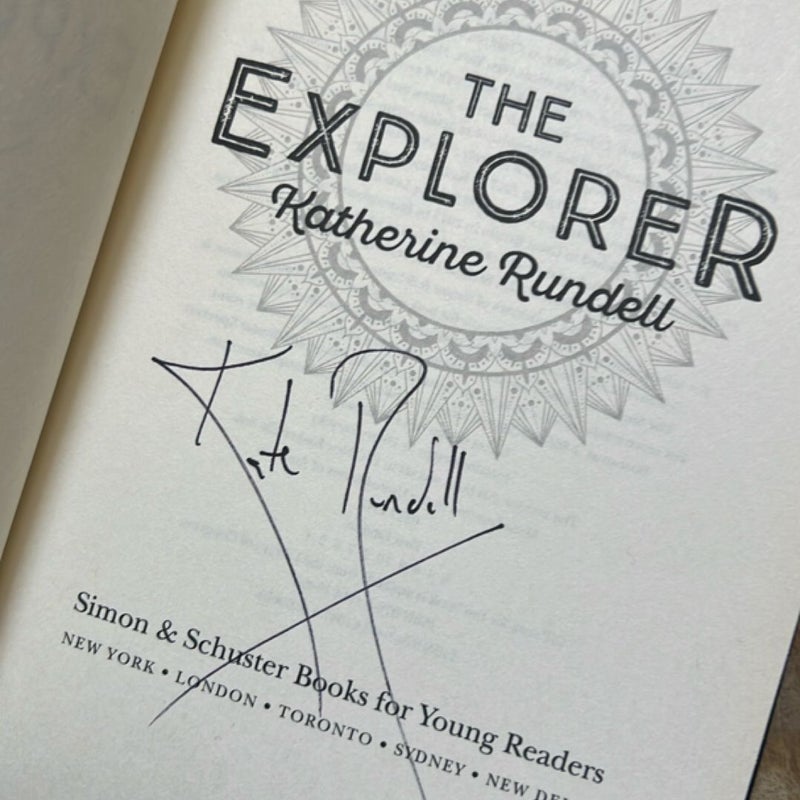 The Explorer (SIGNED / First Edition)