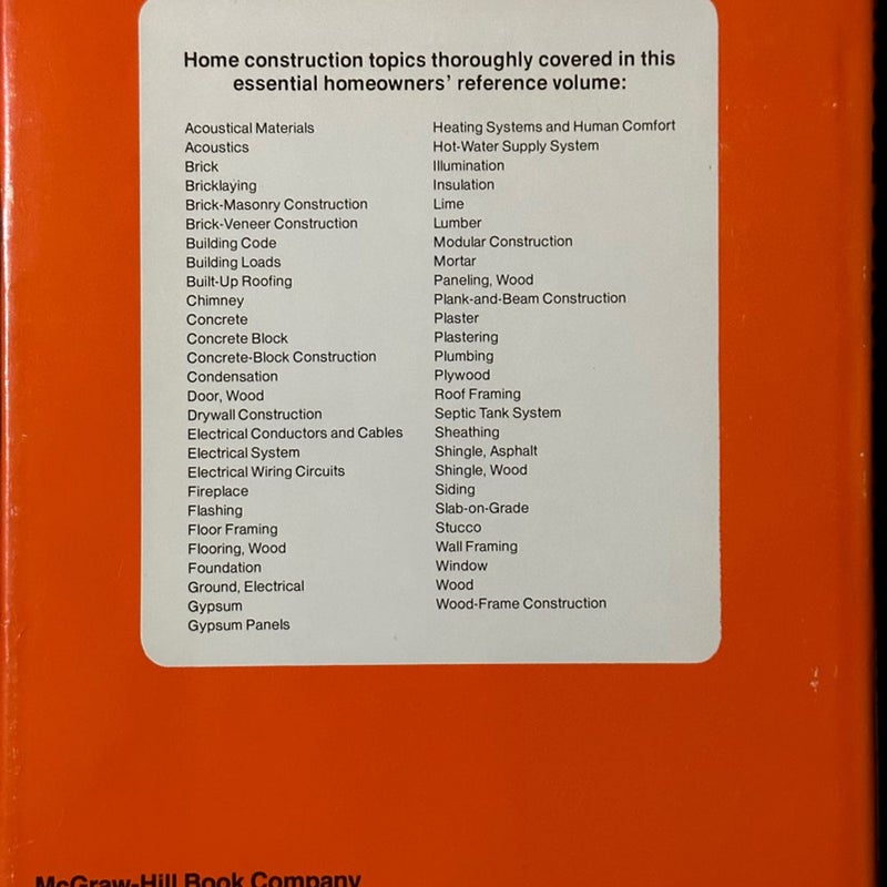 Homeowner's Encyclopedia of House Construction