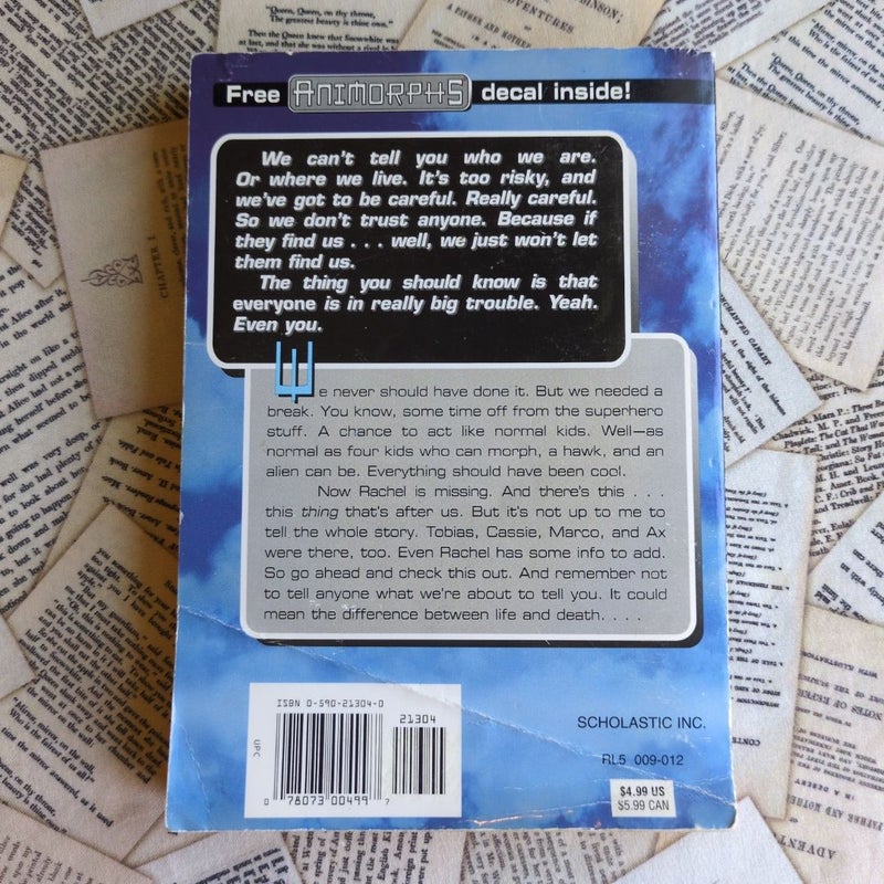 Animorohs: Megamorphs #1: The Andalite's Gift (With Iron On Transfer)
