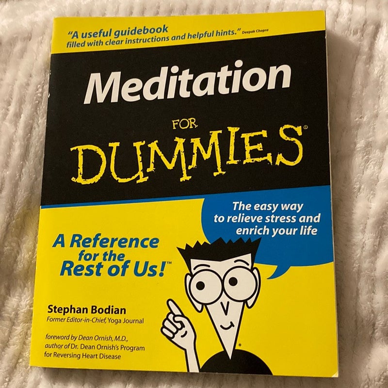 Meditation for Dummies (Paperback) by Stephan Bodian, Dr. Dean