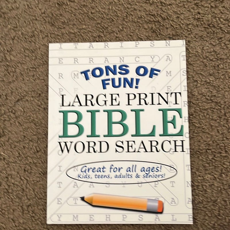 Large Print Bible Word Search by Christian Grace Christian Grace
