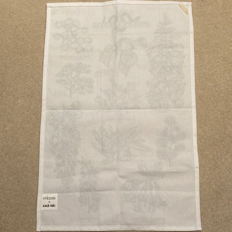 OwlCrate Labyrinth Lost botanical tea towel