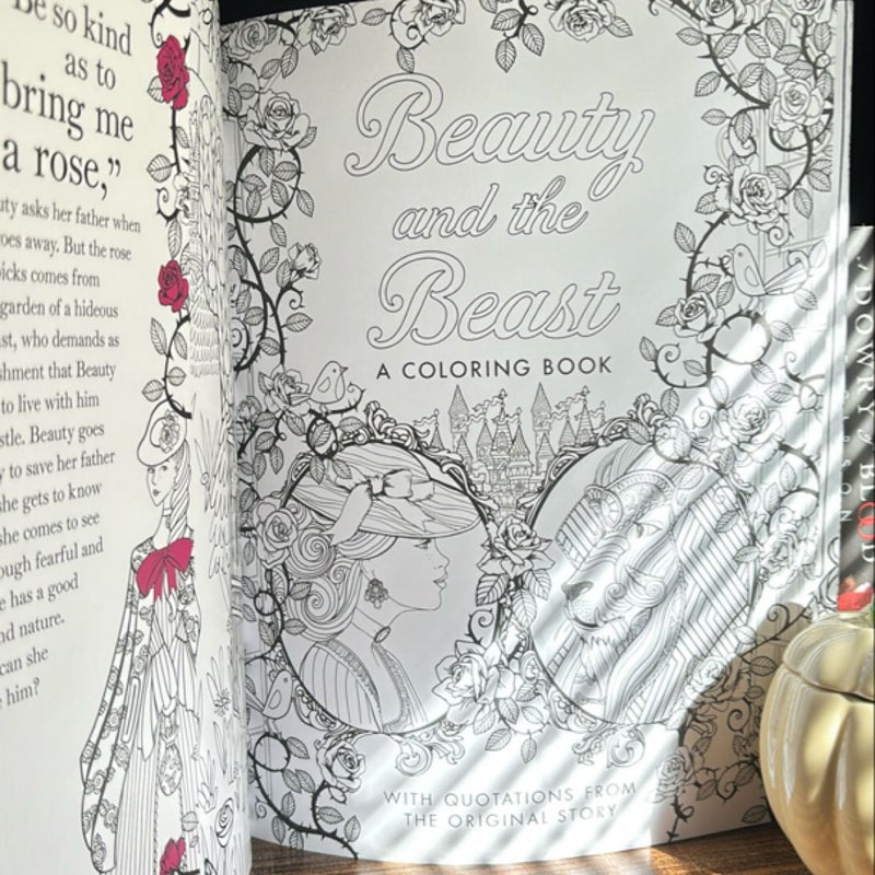 Beauty and the Beast: a Coloring Book