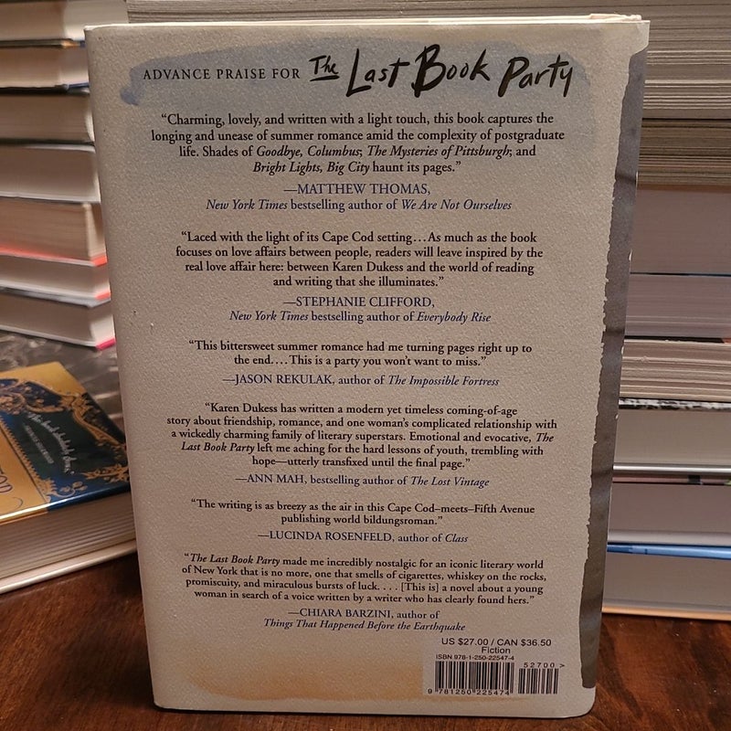 The Last Book Party *First Edition*