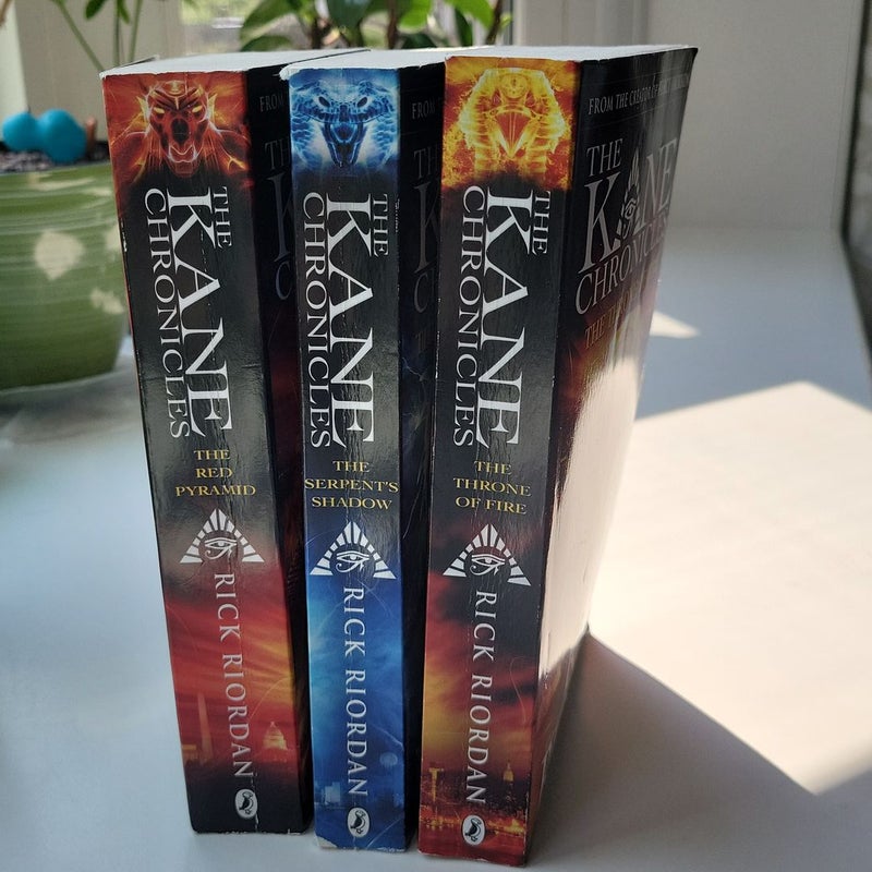 the kane chronicles(3 books)