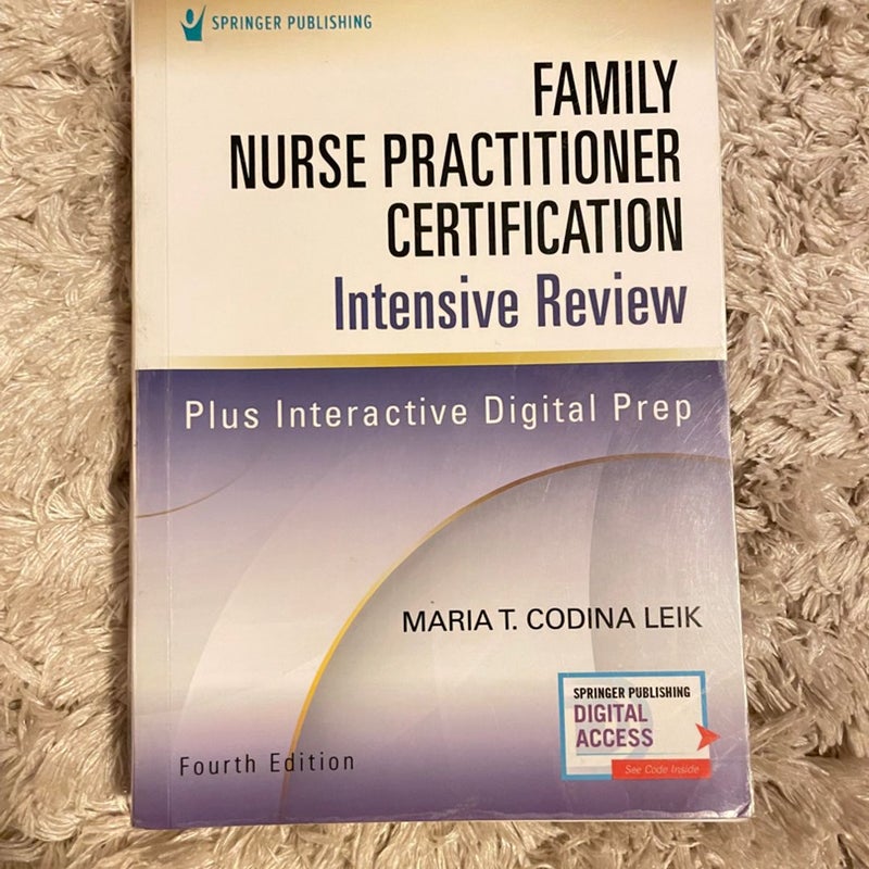 Family Nurse Practitioner Certification Intensive Review