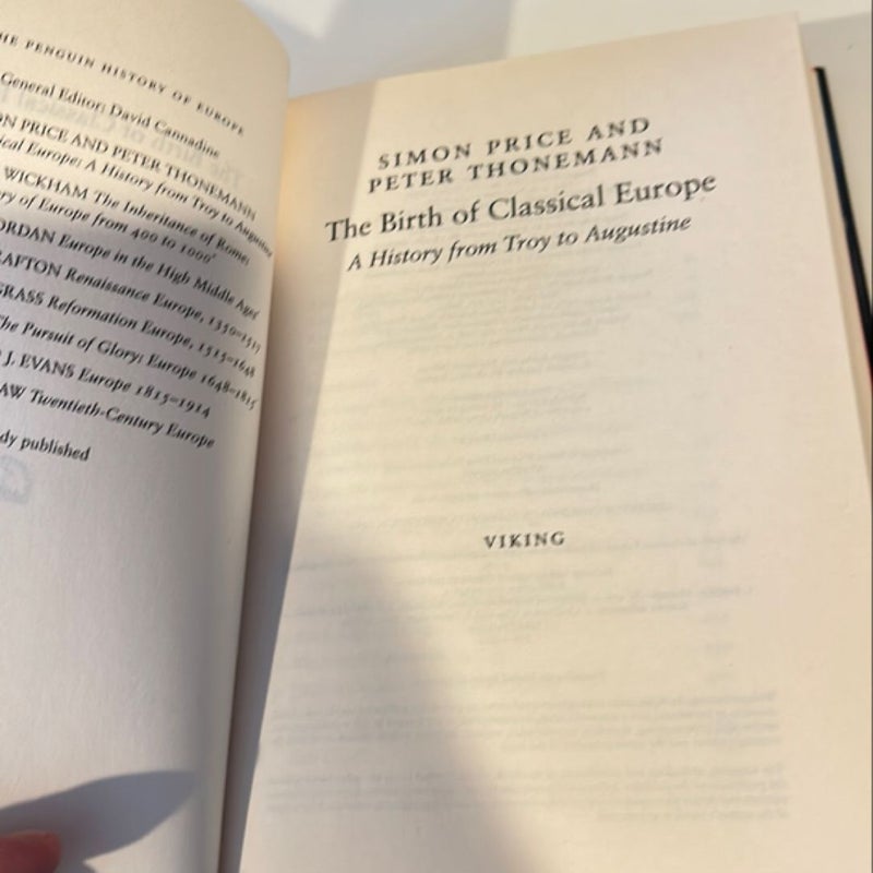 The Birth of Classical Europe