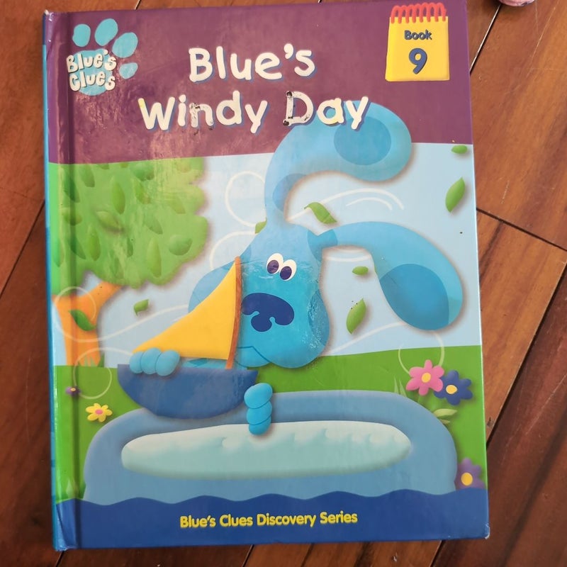 Blue's windy day