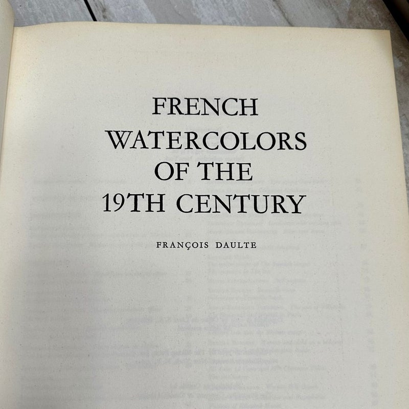 French Watercolors of the 19th Century 