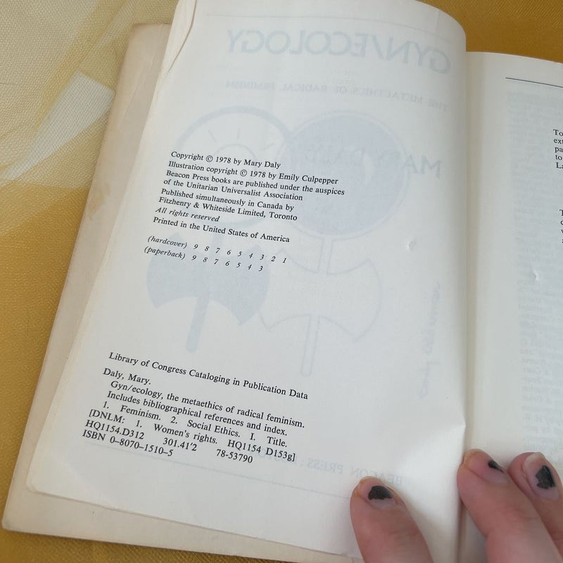 Gyn/Ecology: The Metaethics of Radical Feminism