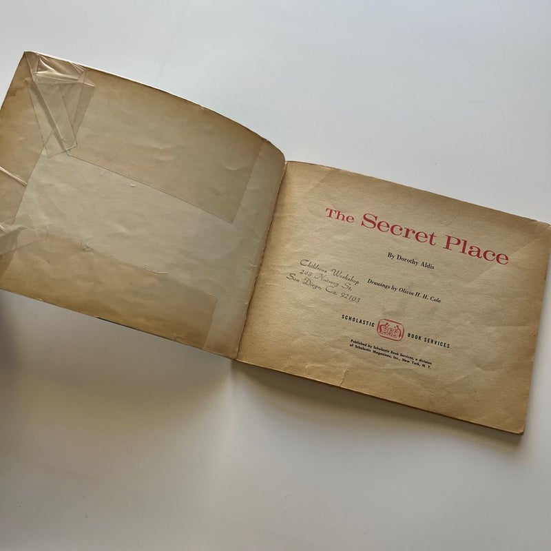 Vintage Book: The Secret Place And Other Poems