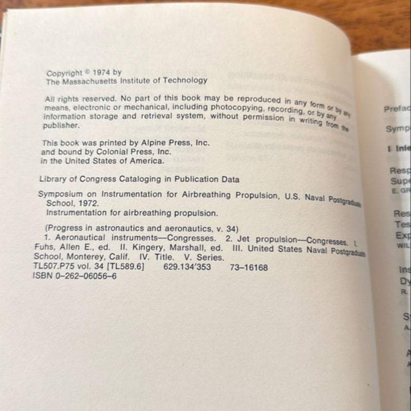 Instrumentation for Airbreathing Propulsion