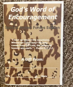God’s Word of Encouragement 
