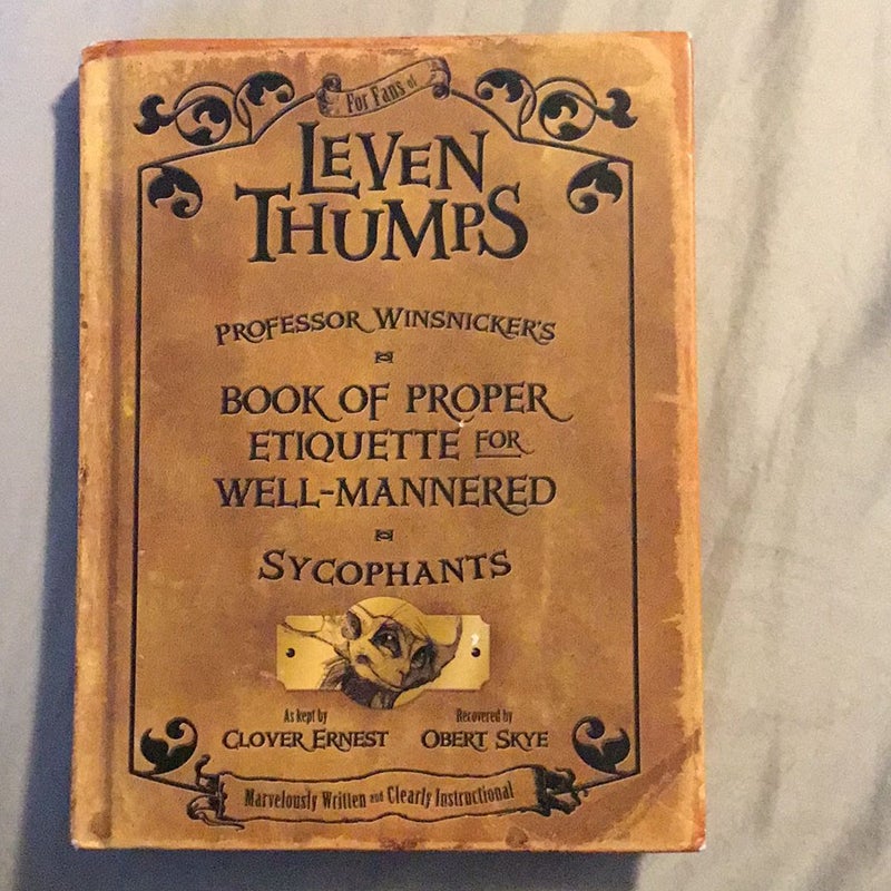 Professor Winsnicker's Book of Proper Etiquette for Well-Mannered Sycophants