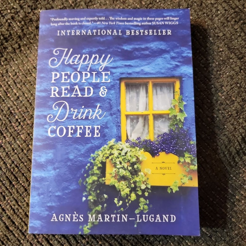 Happy People Read and Drink Coffee