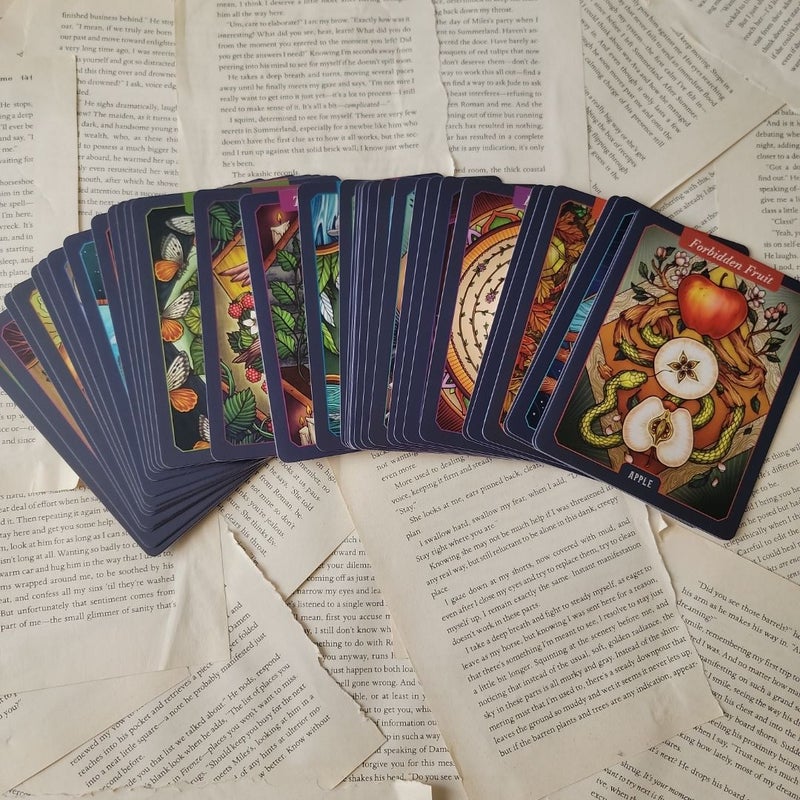 The illustrated Herbiary Oracle Cards