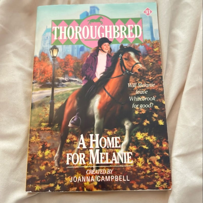 Thoroughbred #31 a Home for Melanie