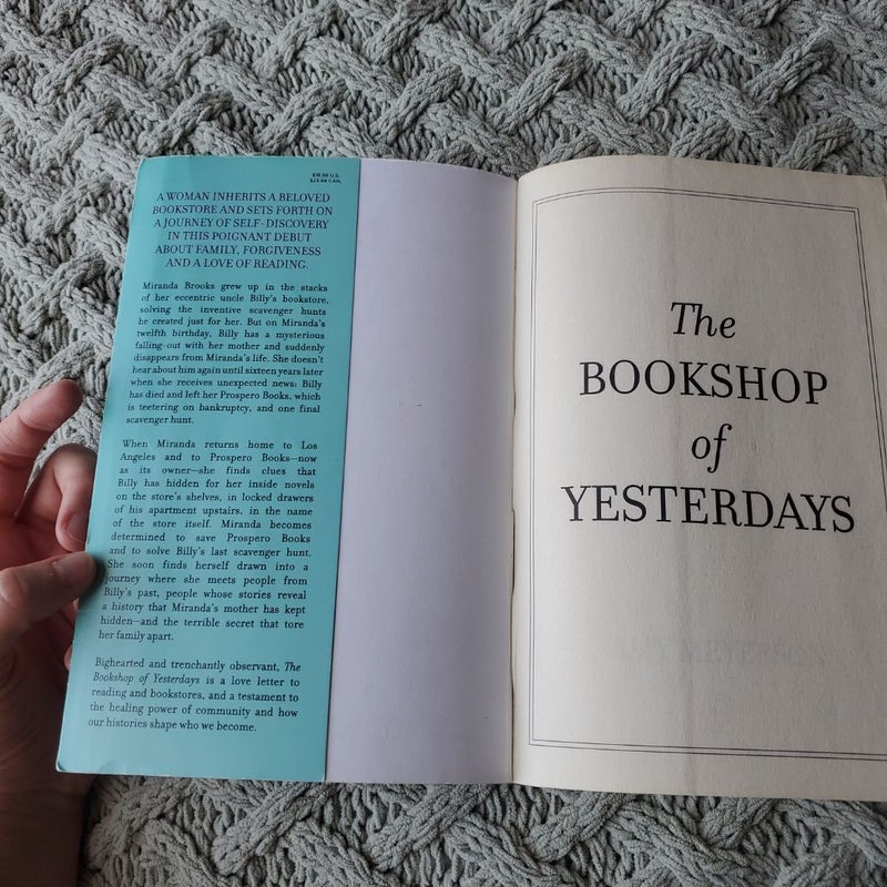 The Bookshop of Yesterdays