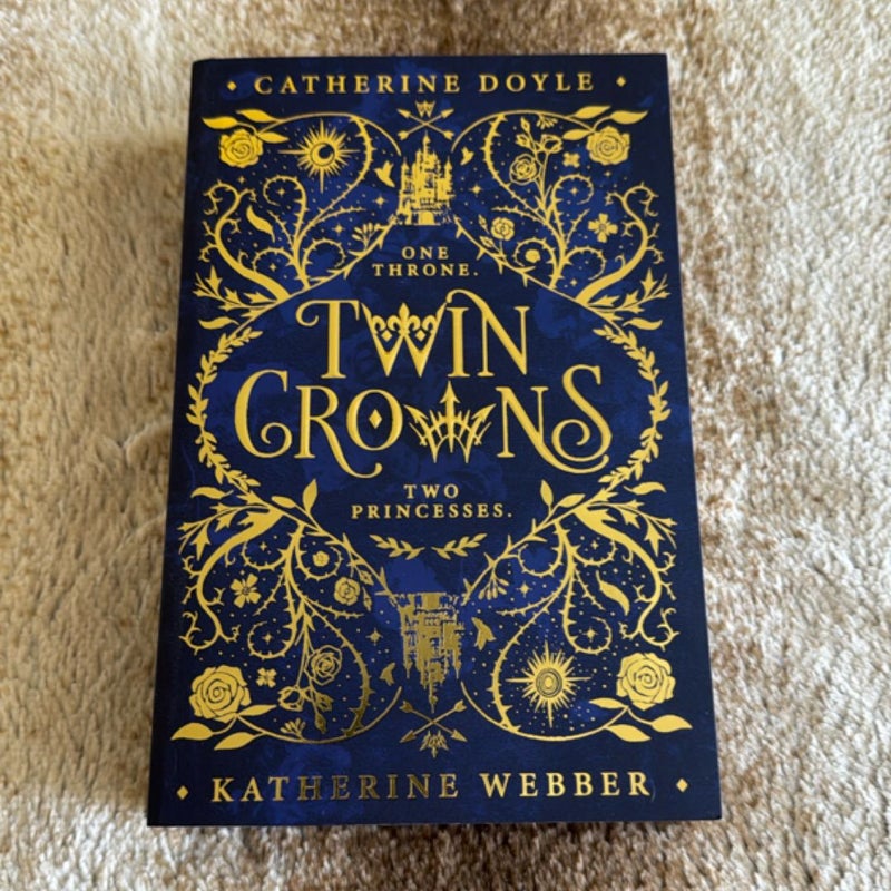 Twin Crowns *Fairyloot Exclusive Paperback Edition* *Hand Signed by BOTH Authors*