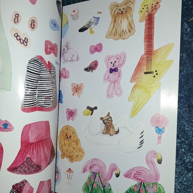 Fashion Stylist Book with 200 stickers 