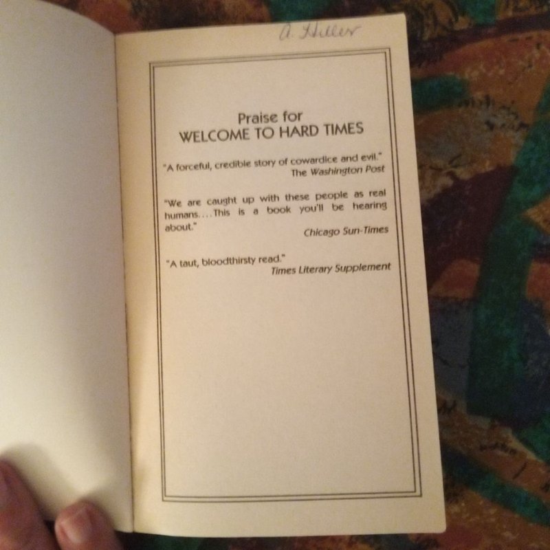 Welcome to Hard Times