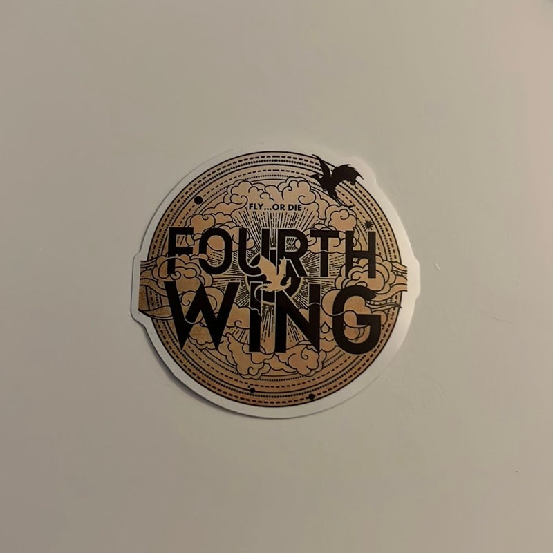 Fourth Wing sticker