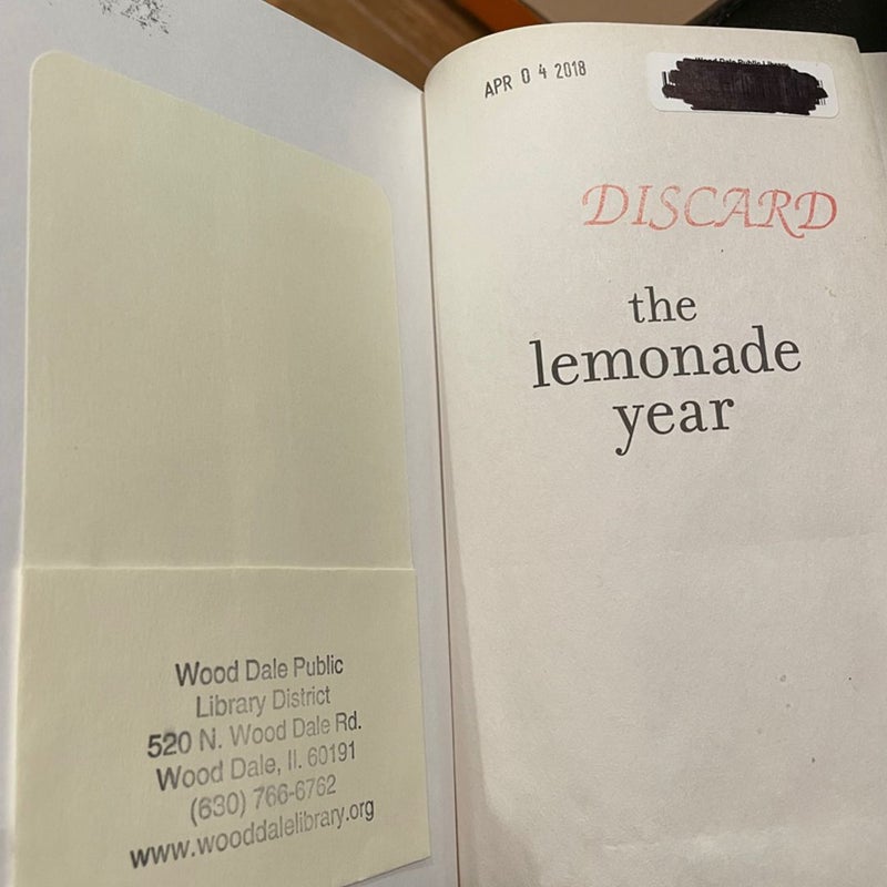 The Lemonade Year